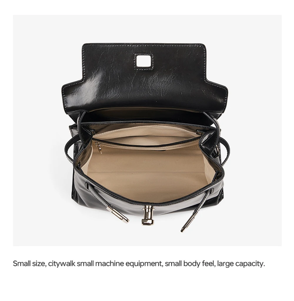 Microfiber synthetic leather tote, hardware detail