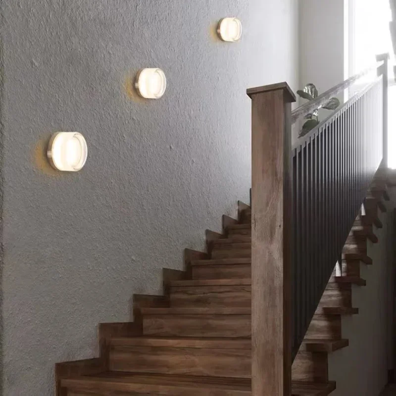 led light,led wall lamp,wall light Modern Led Wall Sconce Light for Living Room Aisel Corridor Bedroom Lamp Bathroom Home Decoration Indoor Lighting Round