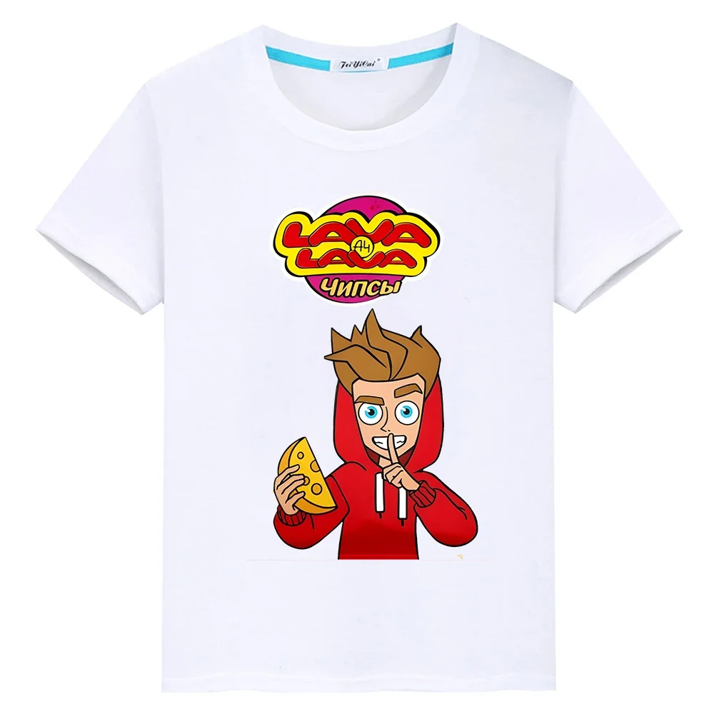 Влад Бумага А4 100%Cotton T-shirt Short Tops boys pride tshirt y2k one piece Merch A4 Lamba Summer Anime Tees kids clothes girls 2