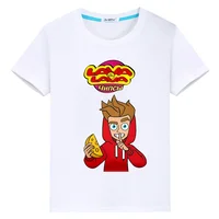 Влад Бумага А4 100%Cotton T-shirt Short Tops boys pride tshirt y2k one piece Merch A4 Lamba Summer Anime Tees kids clothes girls 2
