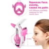 Full Dry Anti fog and Waterproof Unicorn Diving Mask With Advanced Respiratory System Swim and Snorkel For Children 6