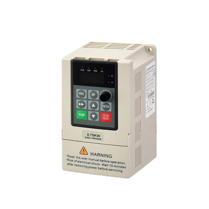 1PH 220V VFD 0.4KW 0.75KW 1.5KW 2.2KW Input 1PH Output 220V Single-phase Submersible Pump Speed AC Drive Frequency Regulator