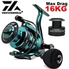 VWVIVIDWORLD,High Quality,Double Spool,Fishing Reel,Alloy Gear Ratio,High Speed,Spinning Reel,Casting reel,Carp Saltwater 1