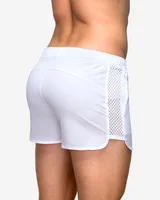 Mens Beach Board Shorts Marathon Pants Elasticity Mesh Breathable Quick Dry Fitness Surfing Sportswear Comfy Loose Home Aro Pant 2