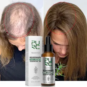 Aceite esencial para el crecimiento del cabello, aceite de menta de Romero  para fortalecer el cabello, tratamiento nutritivo para puntas abiertas y  cabello orgánico Mielle seco - AliExpress