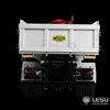 LESU 1/14 Simulation truck remote control model Metal toy hydraulic ro-ro truck crane full unloading paint 2