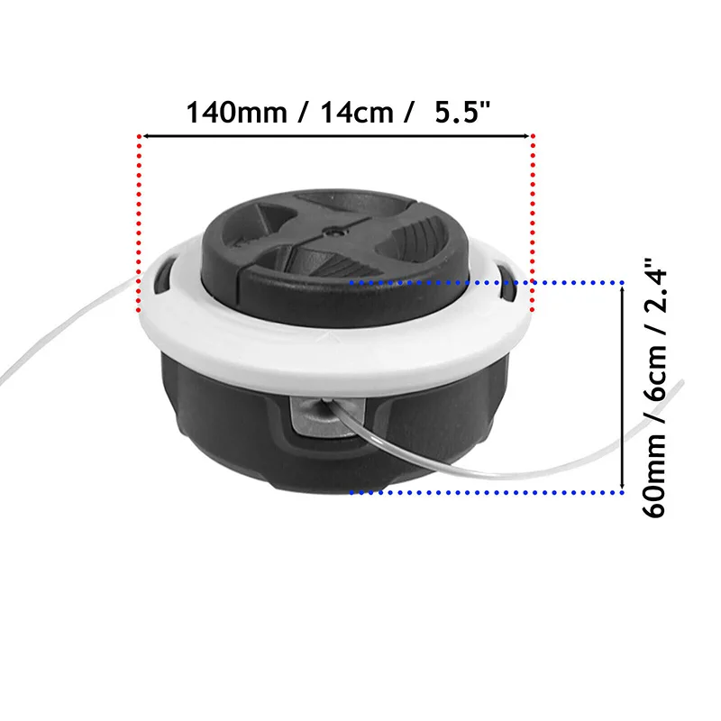 Double-line Trimming Head C26-2 Automatic Mowing Mower Parts