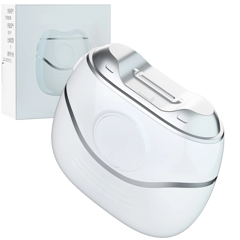 Automatic Nail Clipper with Light unisex,Nail Scraps Storage Fingernail Trimmer for Adults and Baby Nail Care baby safety white