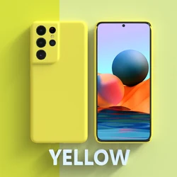 Shockproof Soft-Touch Pink Silicone Case - Enhanced Protection and Style for a13 (Yellow)