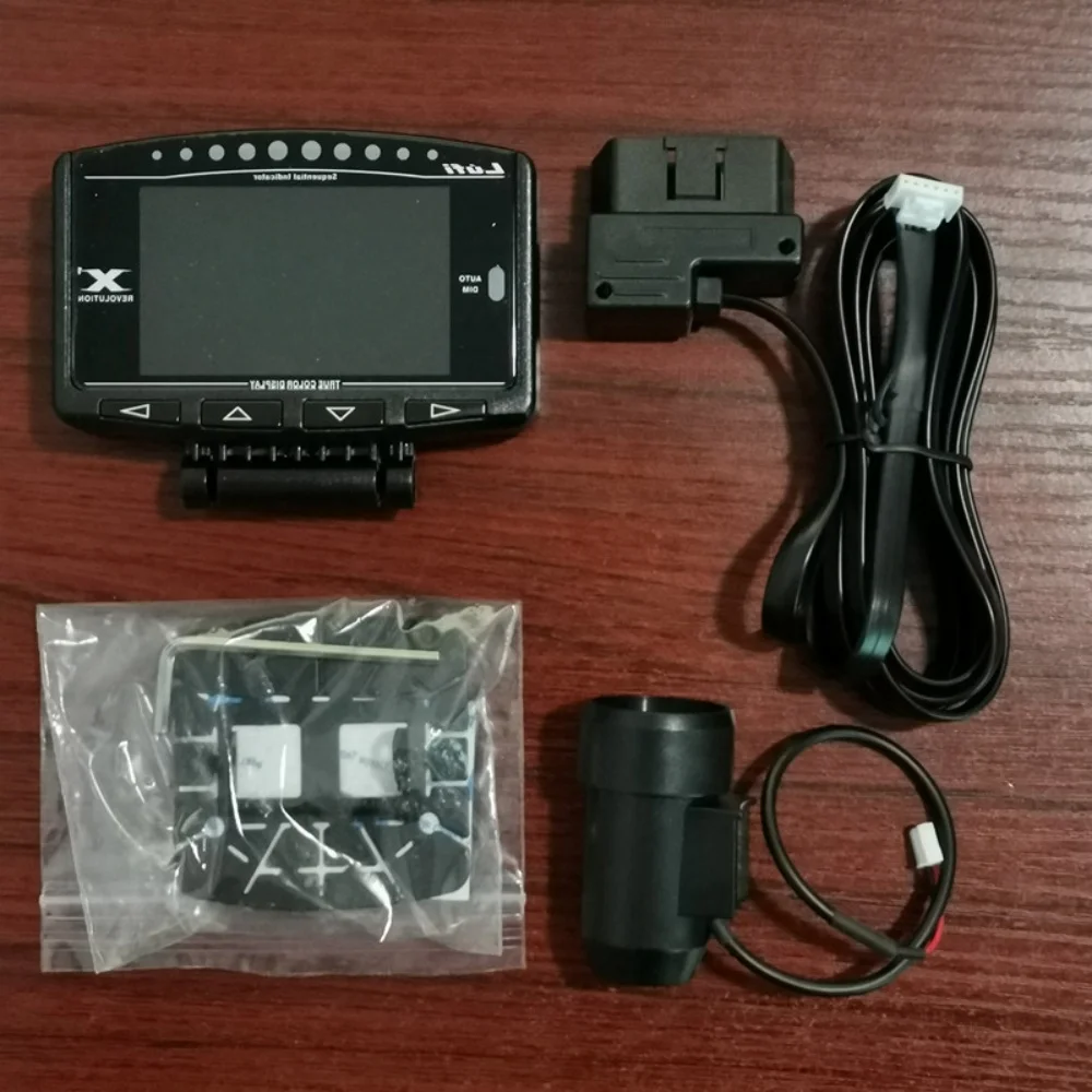 루피 X1 OBD2 디지털 게이지 터보 부스트 오일 압력 수온계 자동차 에어 RPM 연료 속도 EXT 오일 미터 (영어)