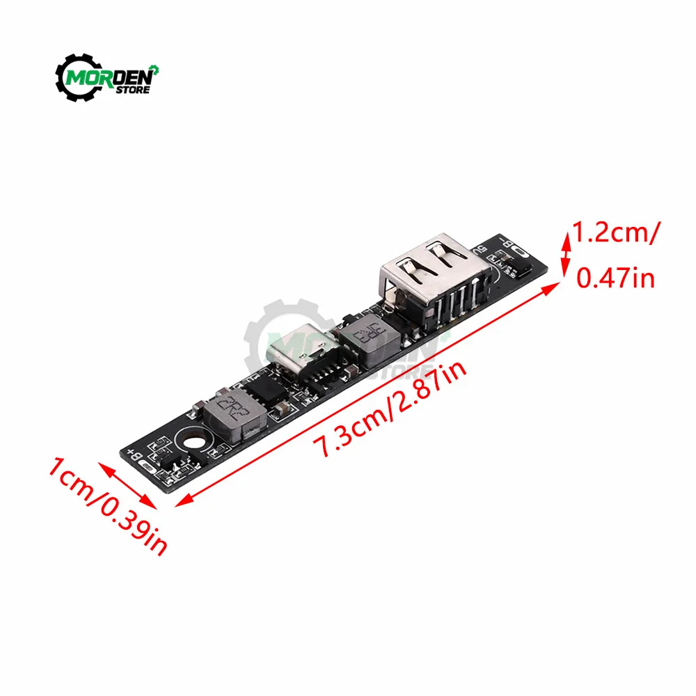 DC5V18650LithiumBatteryChargerBoardDCDCStepUpBoosterUPS