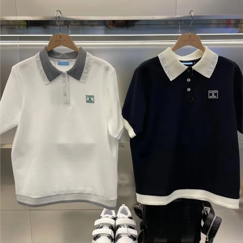 

Women's Golf Polo T Shirts Lightweight Moisture Wicking Short Sleeve Shirt Quick Dry 3-Button