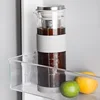 Leeseph-cafetera fría hermética portátil, Infusor de té, jarra de vidrio, 800ml