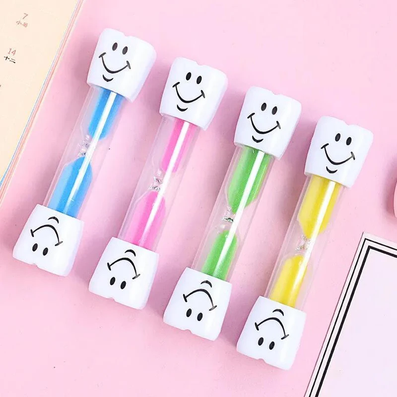 

Dental Kids Gift Hourglass Toothbrush Timer 3 Minute Smiling Face for Cooking Sandy Clock Brushing-Teeth Sandglass