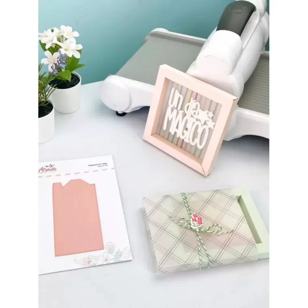 2023 스페인어 축하 텍스트 스크랩북 및 카드 제작을위한 금속 절단 다이 종이 공예 앨범 장식 엠보싱 컷 다이