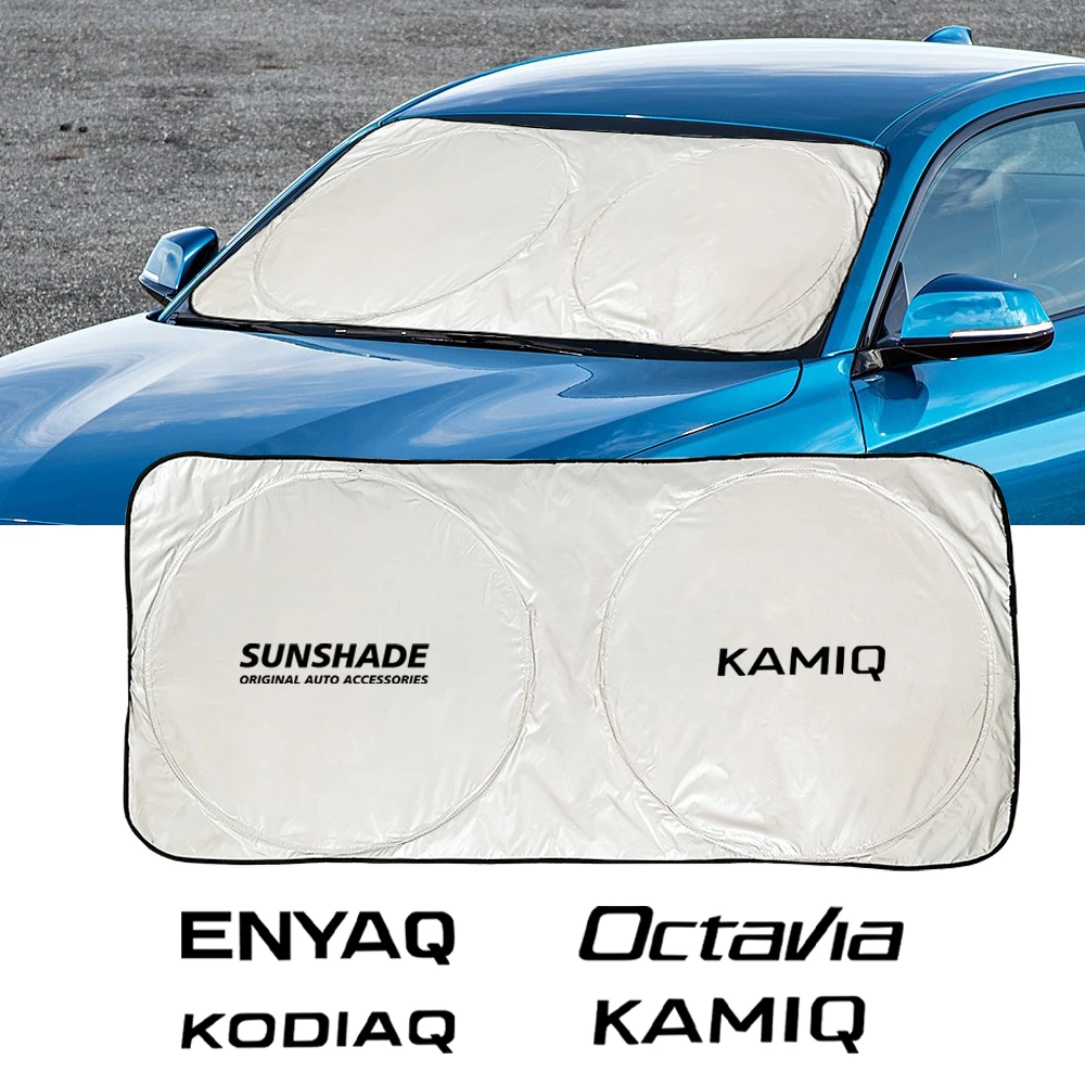 CarSunHeatProtectionFrontWindshieldSunShadeCoverForSkoda