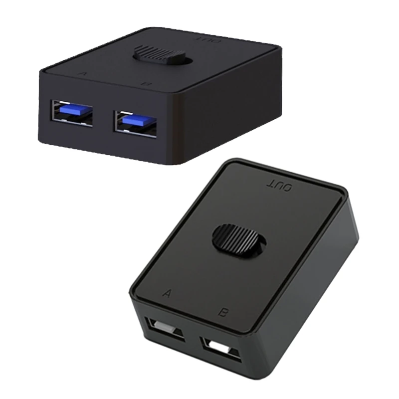 USB3.0 스위처 프린터 스캐너 USB 공유 스위치 사무실 설정용 USBSwitch가 있는 두 대의 PC용 분배기