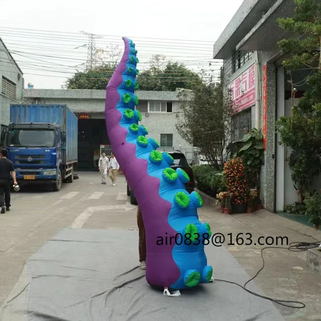 Outdoor Blow Up Inflatable Octopus Tentacles with Built-in Lights and Blower Inflatable Octopus Arms Legs for Event Party Decor 4