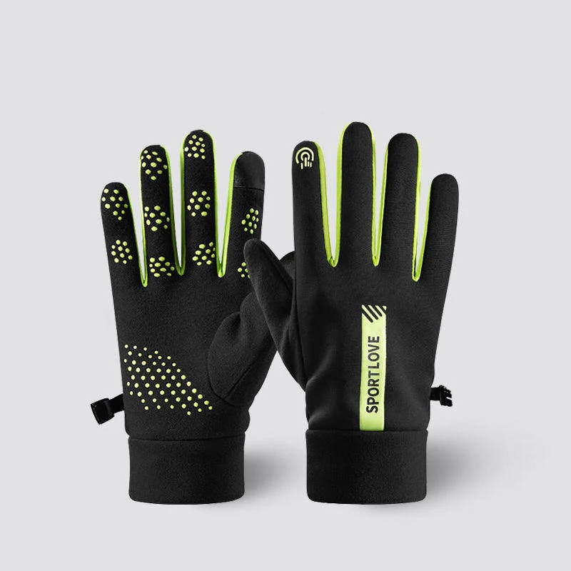 Cycling Sports Warm Waterproof Gloves Womens Autumn and Winter Wind Cold Resistant Outdoor Activity