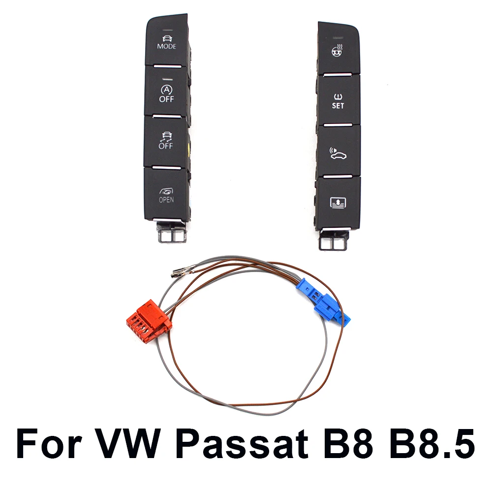 

For VW MQB PASSAT B8 B8.5 3GD 927 137 A 3GD 927 238 C Steering wheel heating driving mode switch true function full key