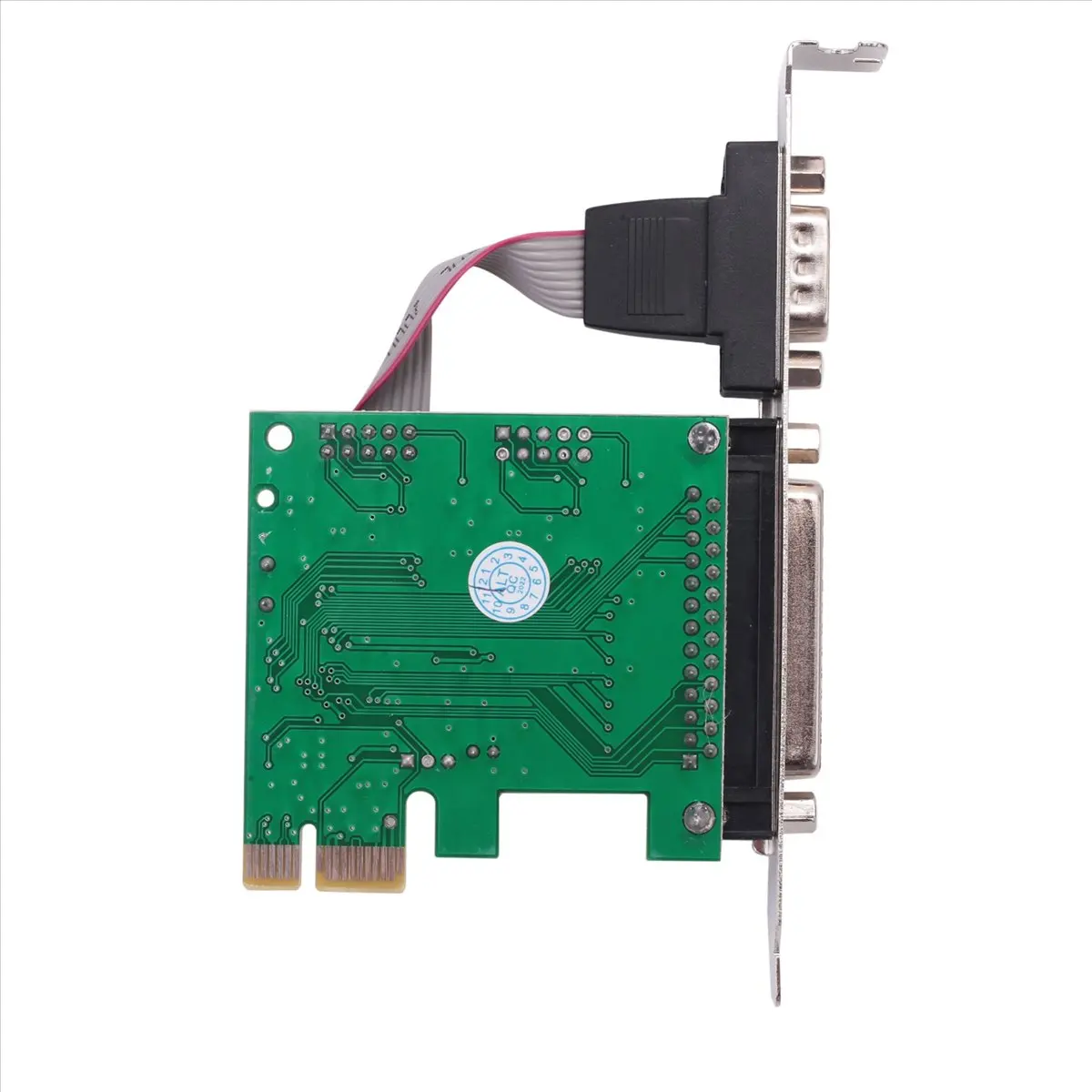 A003 RS232 -232 직렬 포트 COM 및 DB25 프린터 병렬 포트 LPT - PCI-E PCI Express 카드 어댑터 변환기 WCH382L 칩