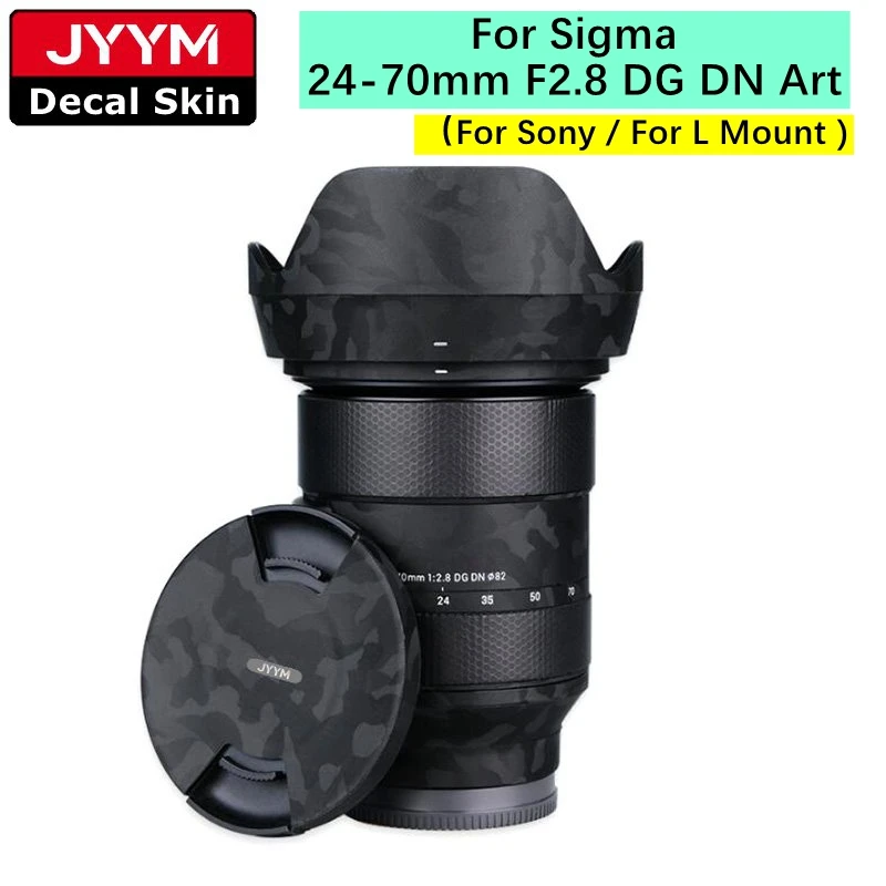 Custom Vinyl Decal Skin Sticker for Sigma 24-70mm F2.8 DG DN Art Lens Protective Film