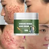 Crème anti-acné efficace, traitement, cicatrice d'acné, rétrécissement des Pores, contrôle du sébum, blanchiment, hydratation du visage, Ginseng, herbes, soins pour la peau