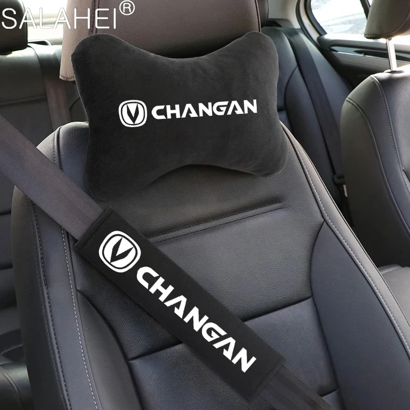자동차 안전 벨트 어깨 패드, 안전 핸들 커버, 머리 받침 목 베개, 장안 유니크 CS35PLUS CS55 CS75 PLUS Oshan X7 X5