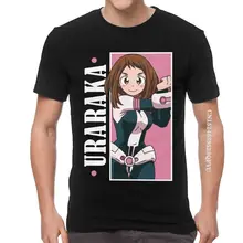 

Male Boku No Hero Academia Ochako Uraraka T Shirts Harajuku Anime Manga Tshirt Hip Hop T Shirts Cotton Oversized Tee Y2k Anime