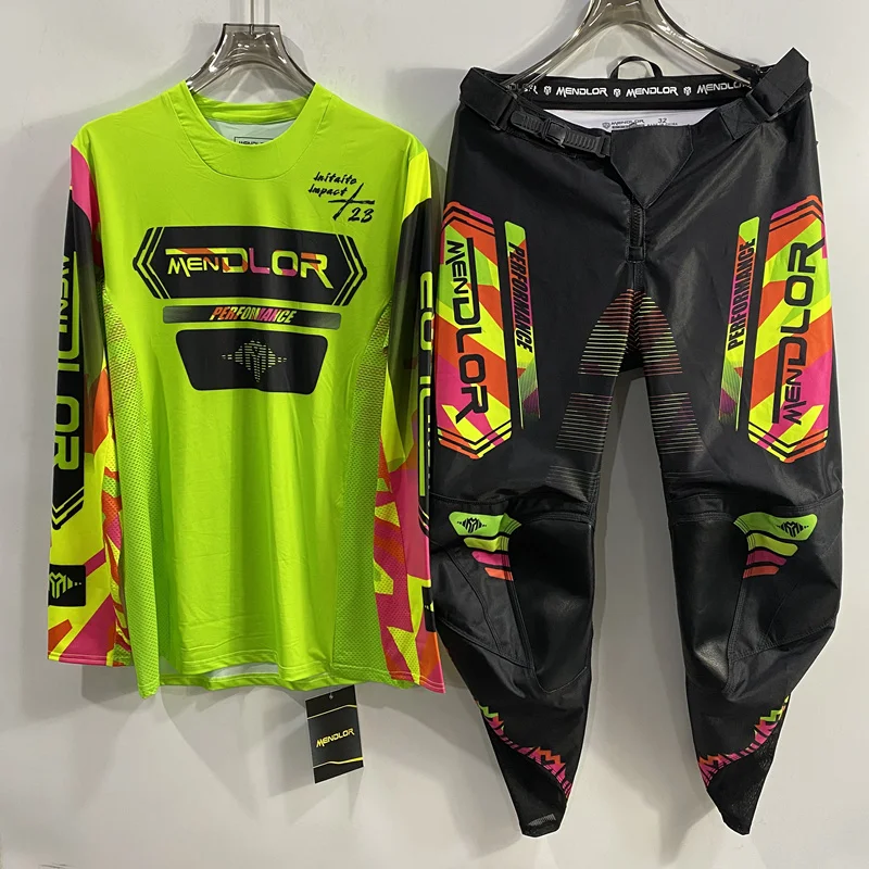 MENDLOR new off-road motorcycle racing suit, mountain bike riding set, breathable quick drying riding suit