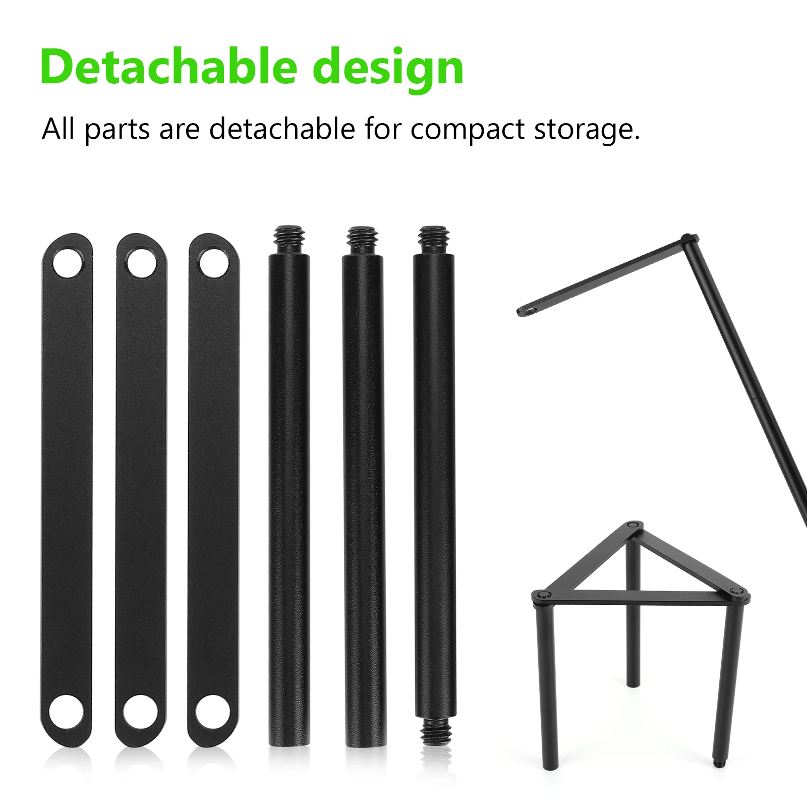 Aluminum Alloy Outdoor Stove Rack Portable Triangle Pot Holder Folding Campfire Tripod for Outdoor Cooking Camping Bbq