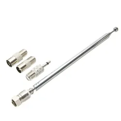 FM Antenna for Portable RadioTie Rod Telescopic FM Audio Aplifier for Radio Receiver Ham Radio