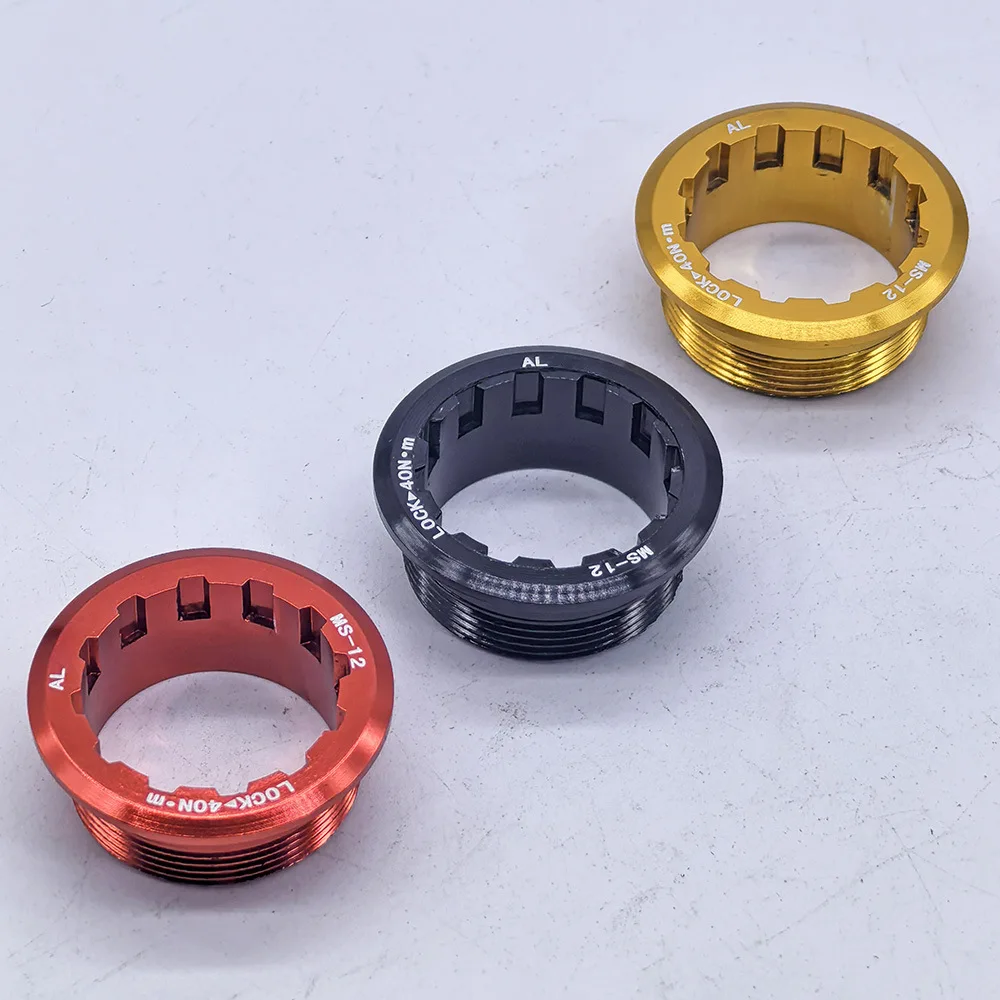 1pc Della Bicicletta MS 12 Velocà Ruota Libera Blocco Della Copertura Mozzo Corpo Per-SHIMANO M6100 M7100 8100 Cassetta Copertura Anello di Blocco Bullone di Fissaggio parti  18