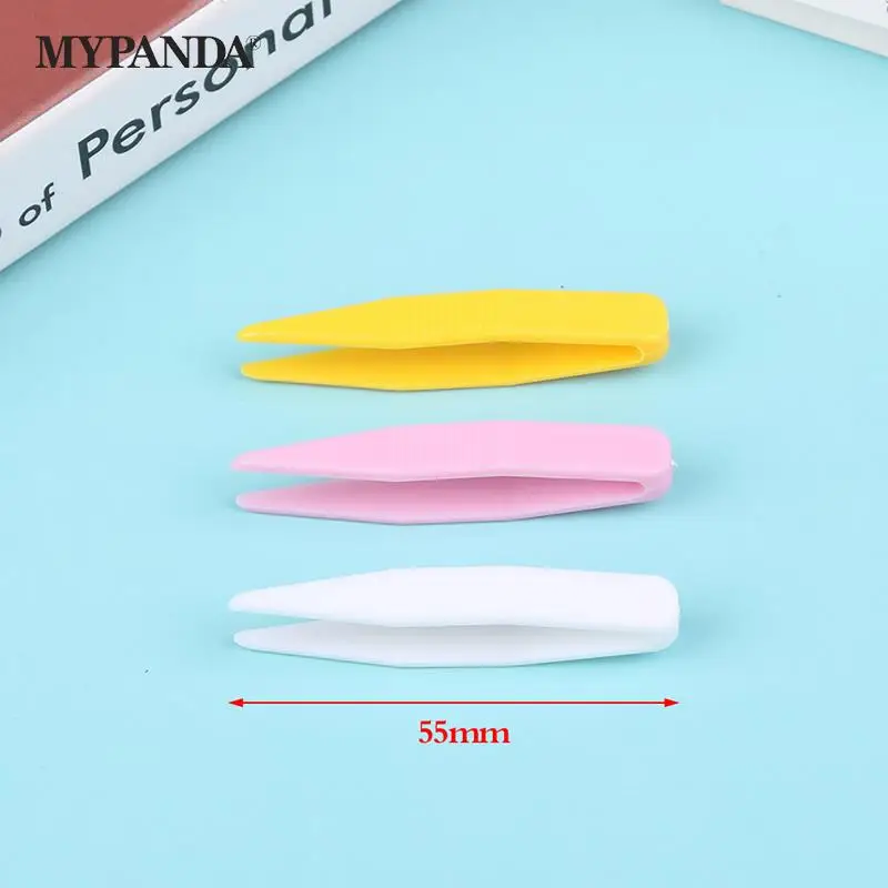 10Pcs Plastic Tweezer Child Toys Clamp Clip Forceps Tools DIY Jewelry Making