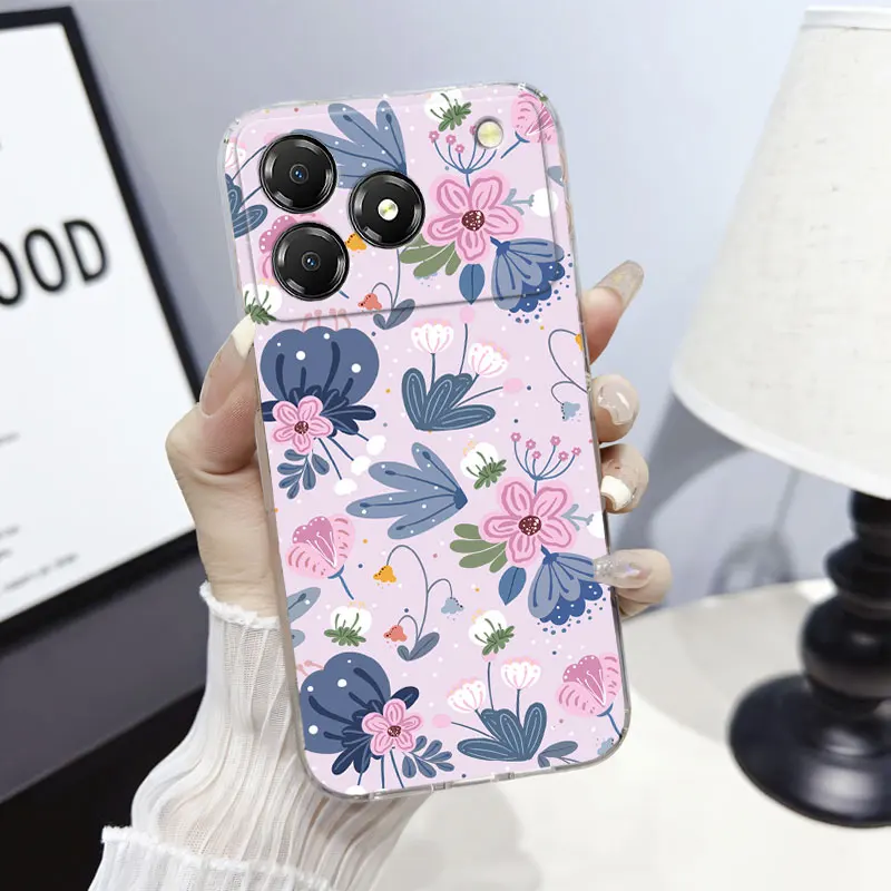 Marble Clear Soft Silicone Protective Phone Case