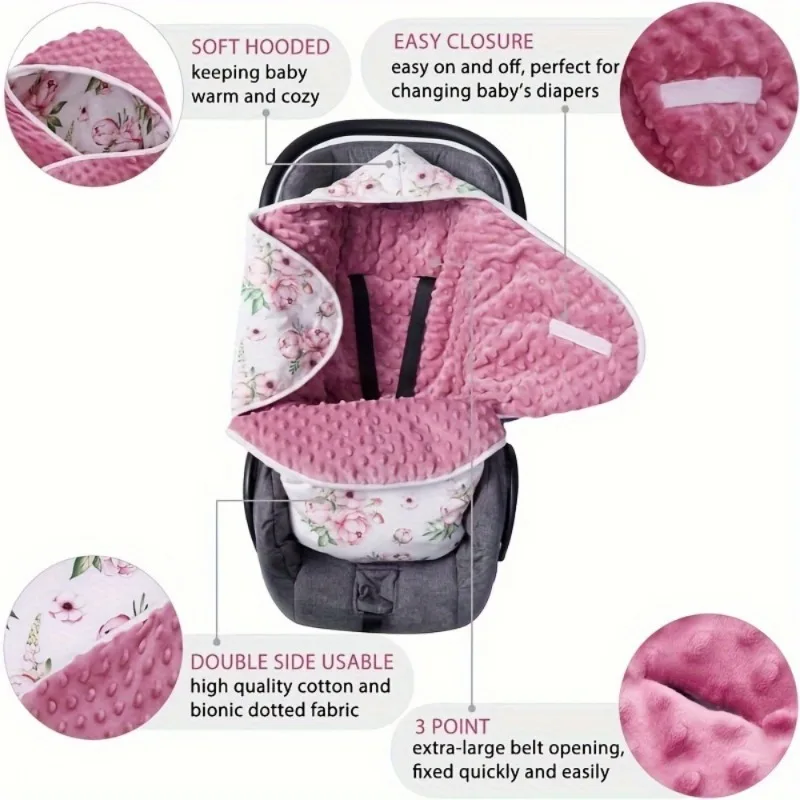 Thick Winter Baby Swaddle 3