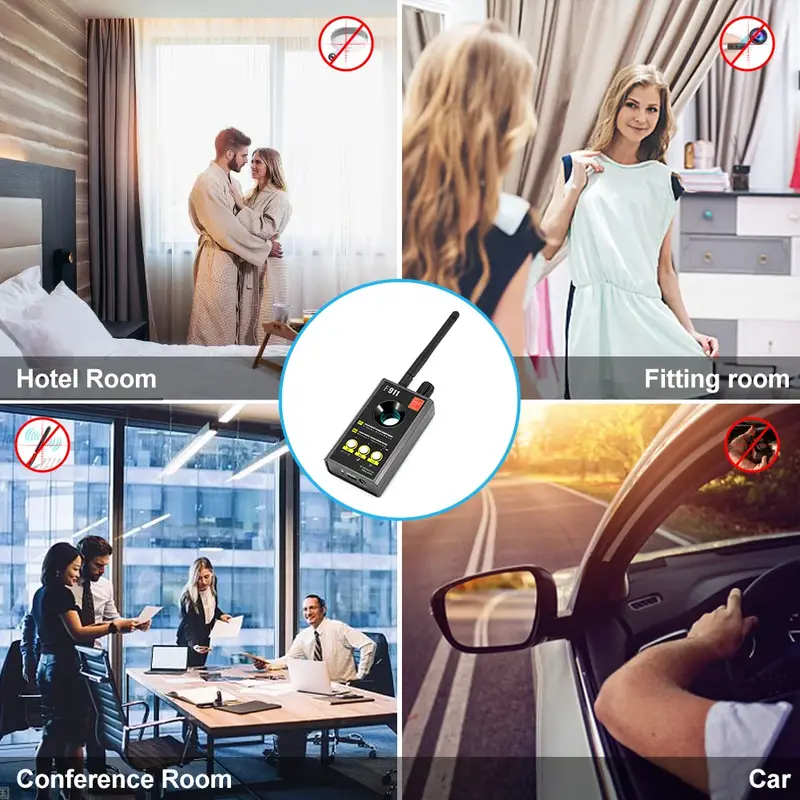 F911 Hidden Camera Detectors , Anti Spy Camera Finder, GPS Tracker Detectors, Bug&Hidden Devices Detector ,RF detectors - Image 2