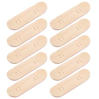 10 Pcs New Replacement Wooden Board Finger Skateboard Parts for Finger Skateboards 1