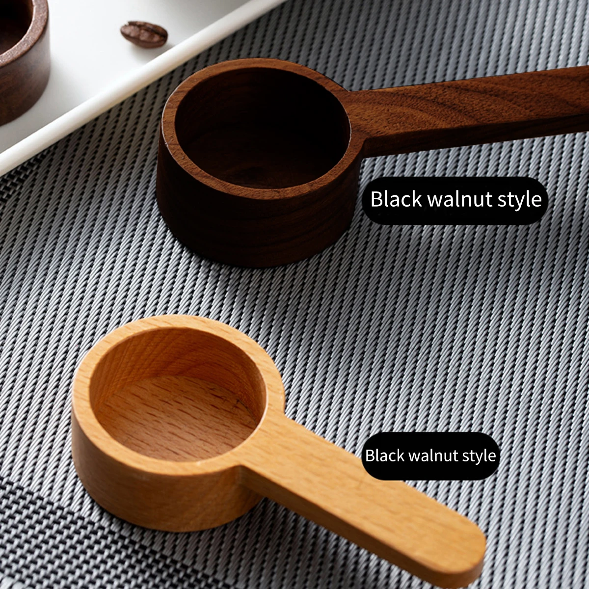 Walnut coffee scoop image 6