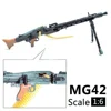 1/6 MG42 General Purpose Machine Gun Assemble Model Plastic Weapon For 12inch Soldier Military Building Blocks Toy 4