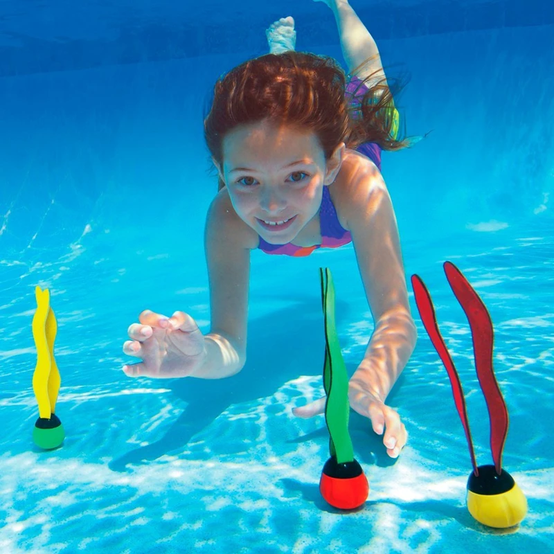 Summer Toys Seaweed Water Toys Swimming Pool Accessories Dedicated To Children's Diving Swimming, and Diving Training