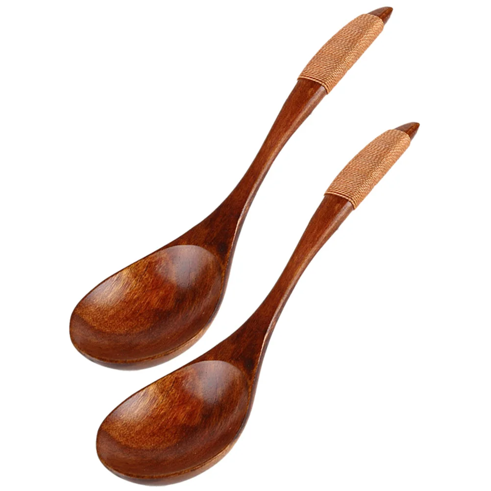 2pcs-Japanese-Style-Wooden-Spoons-Creative-Soup-Spoon-with-Tied-Line-on ...