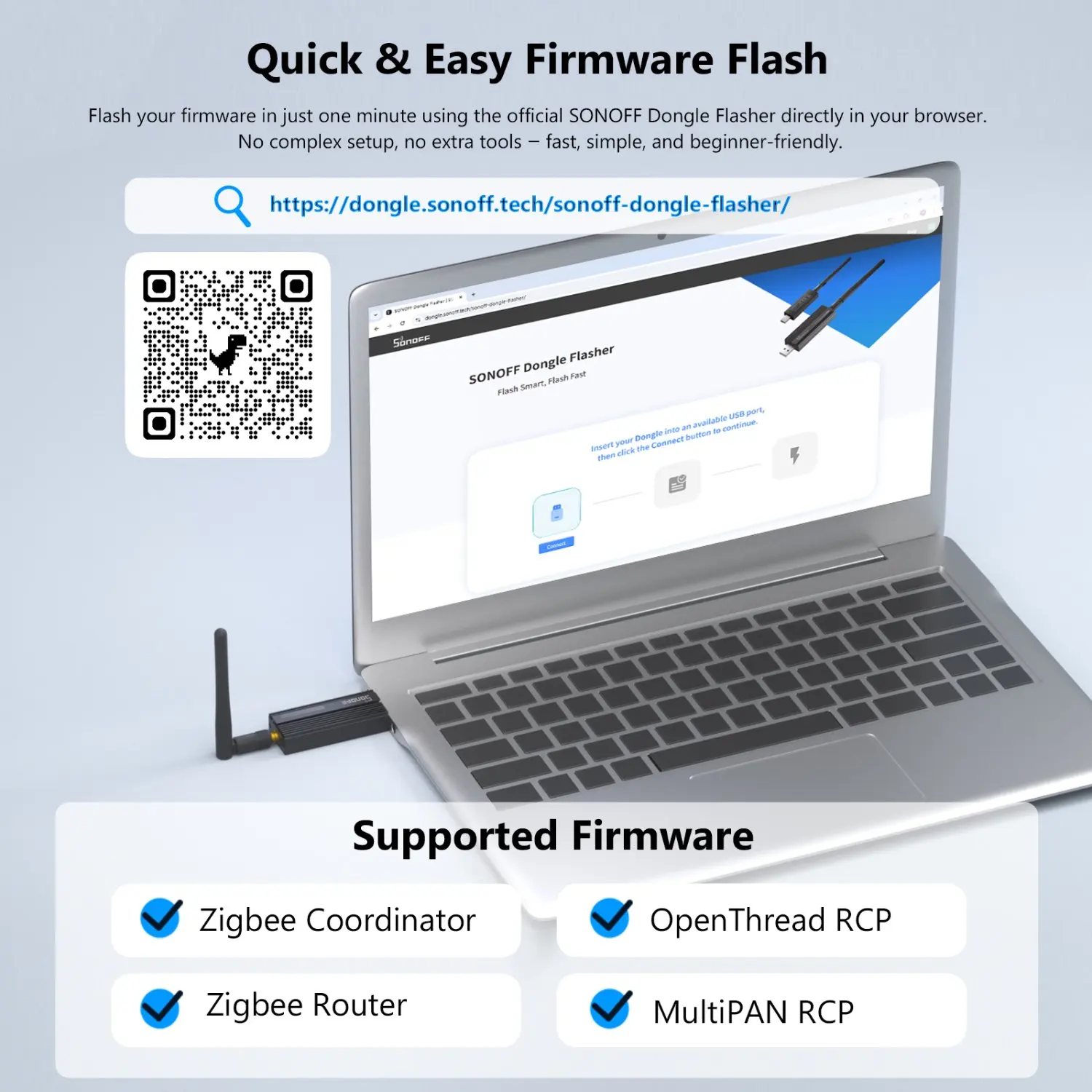 SONOFF Zigbee 3.0 USB Dongle - Enhanced Home Automation Coordinator with Local Control, Special Offer