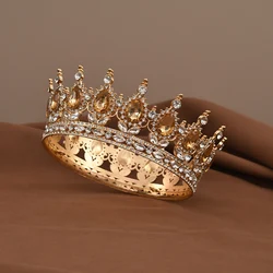 European Baroque Crystal Crown - Regal Bridal and Pageant Hair Accessory (5)