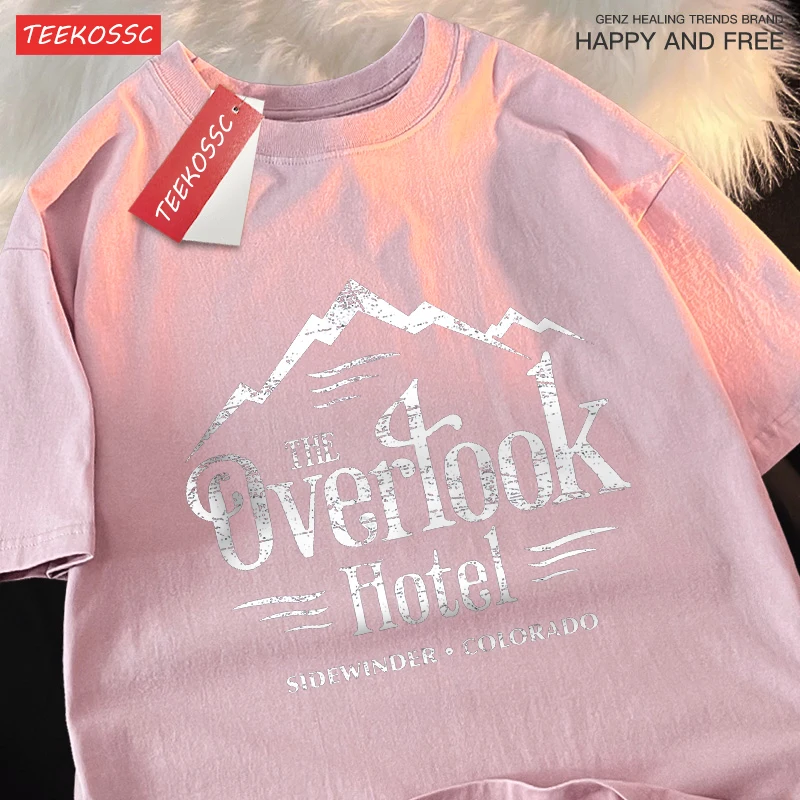 The Overlook Hotel The Shining Clothes Men Women Hip Hop Oversized Tshirts Breathable Summer T-Shirts Fashion Cotton Streetwear