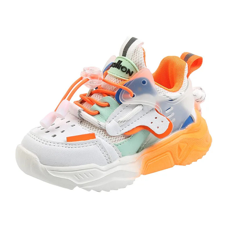 Sports Shoes New Autumn Baby Girls Boys Casual Shoe Soft Bottom Non-slip Breathable Outdoor Fashion for Kids Sneakers Children