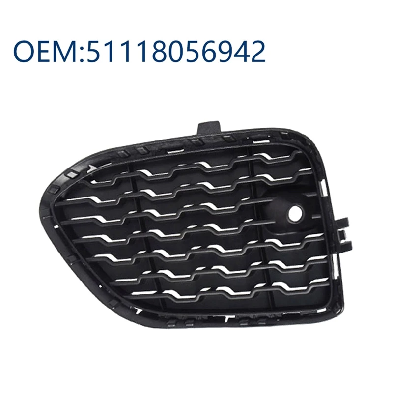 For BMW X3 F25 X4 F26 Front Bumper Closed M Grille Fog Lamp Frame Bezel bumper grille trim strips
