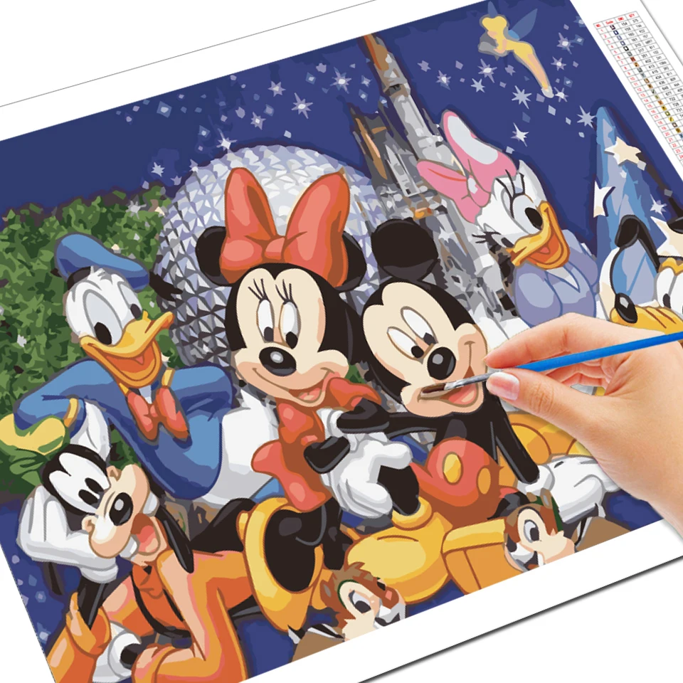 ディズニー-ミッキーのマウスペイント,フレーム付きドナルドダック