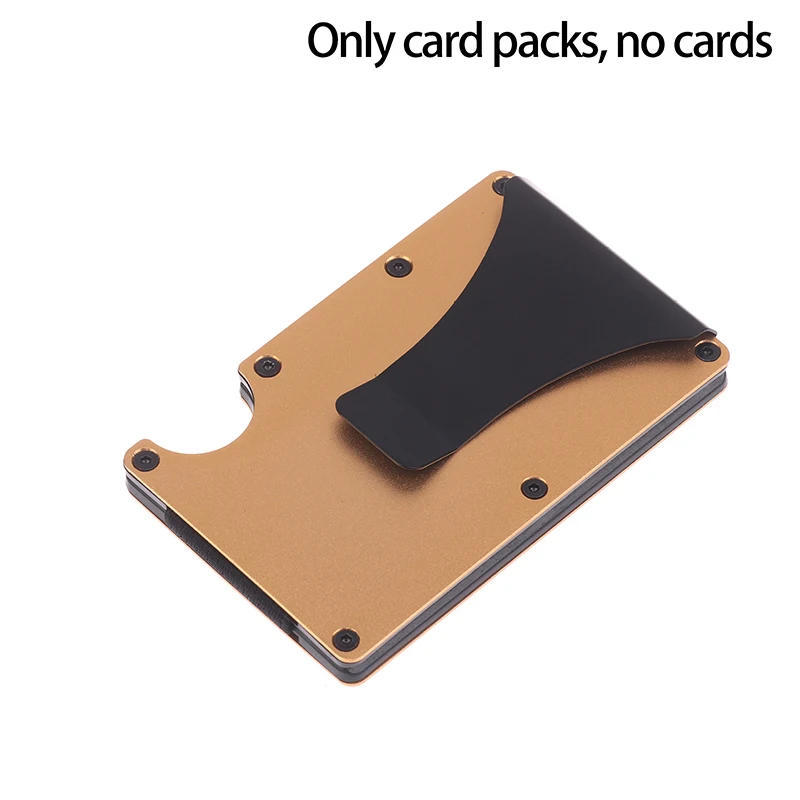 Slim RFID Minimalist Wallet with Money Clip – Anti-Theft Design