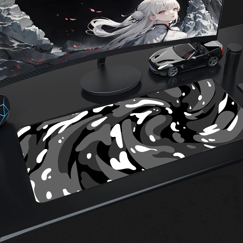 Strata Arte Líquida Mouse Pad Teclado Anime Tapete Rato Grande Decoração Mesa Gamers Computador Portátil Xxl